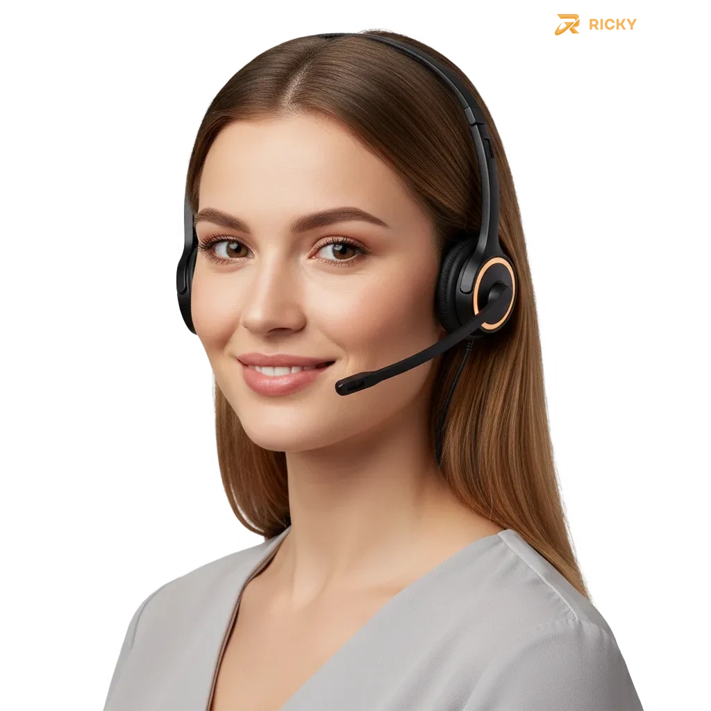 Ricky Casino Australia support in English: email (2–6h), live chat (<2 min), callback, messengers/social; no public number.