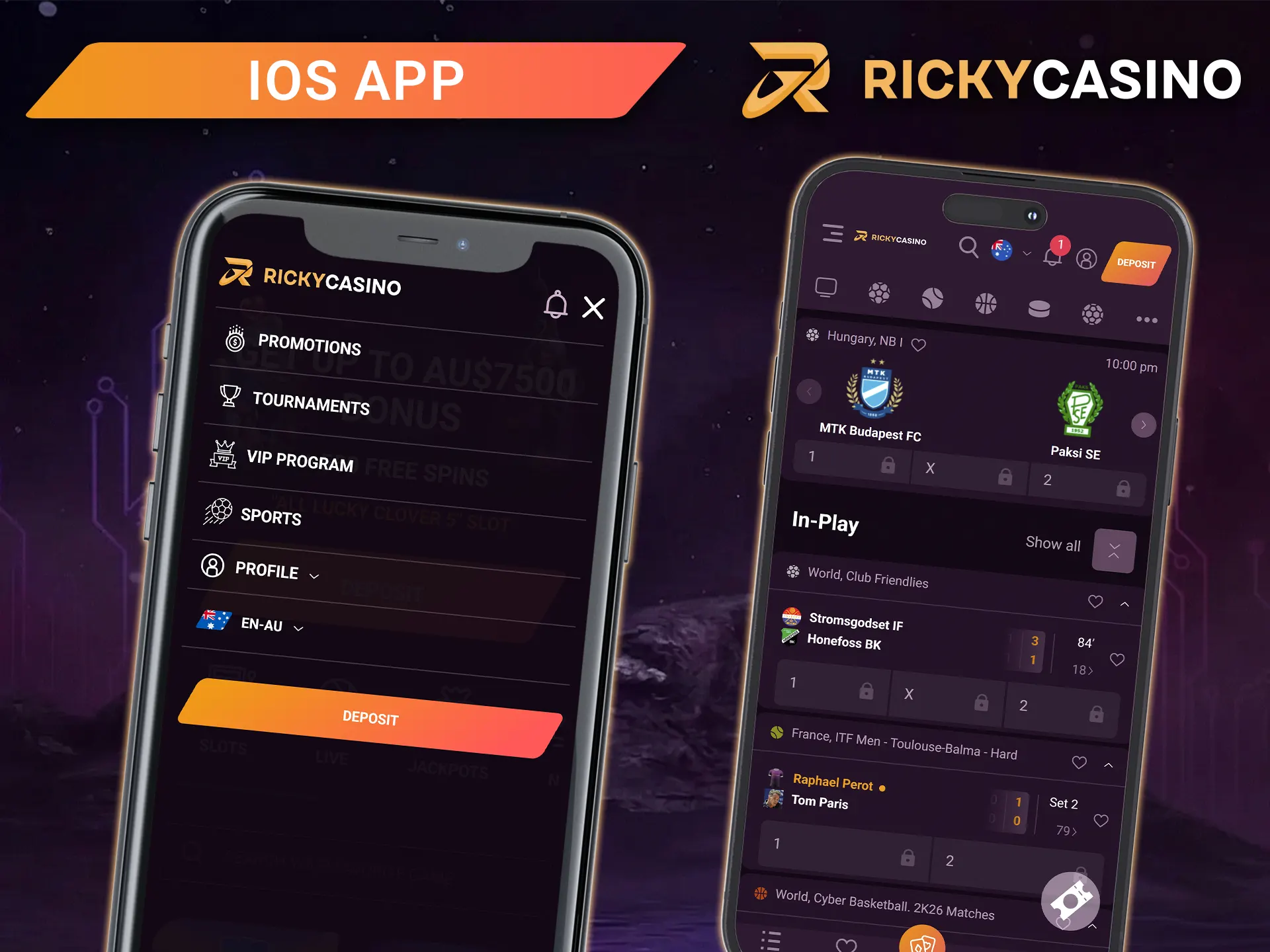 Find out how to download the Ricky Casino app on iOS for instant access.